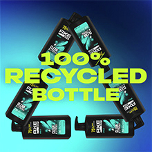 100% RECYCLED BOTTLE