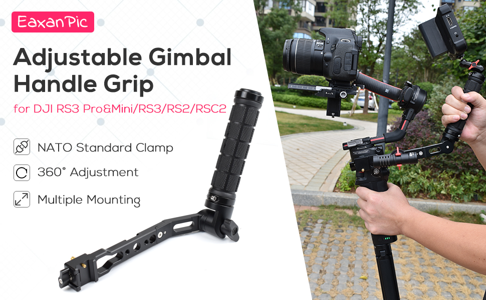 Adjustable Briefcase Sling Handgrip for DJI Ronin RS3 Pro