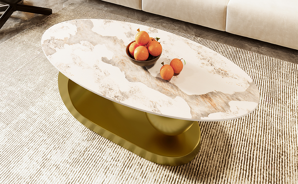 ノットアンティークス　MARBLE COFFEE TABLE Amazon.com: 47.2