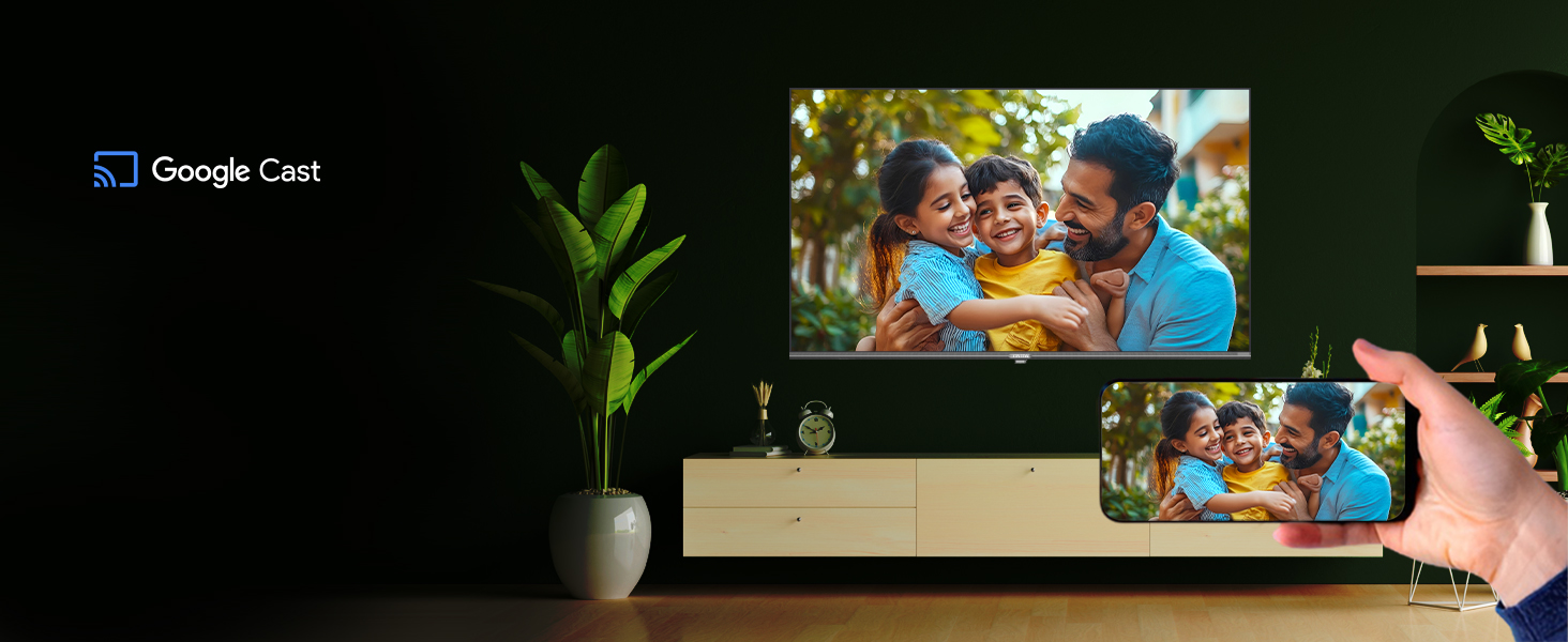 Google Cast TV, Chromecast Built-In, Screen Mirroring