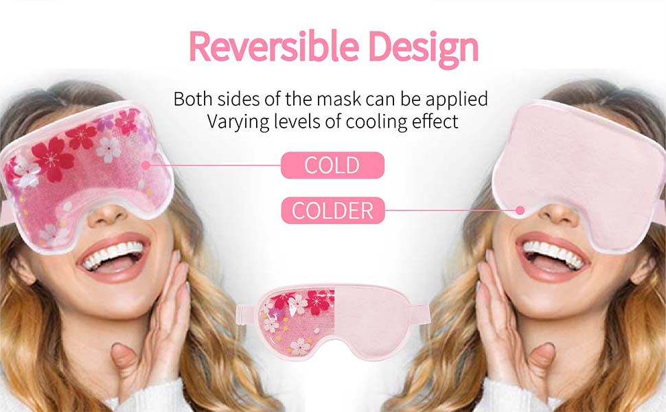 Ice Eye Mask Gel Cooling Eye Mask Reusable Cold Eye Mask