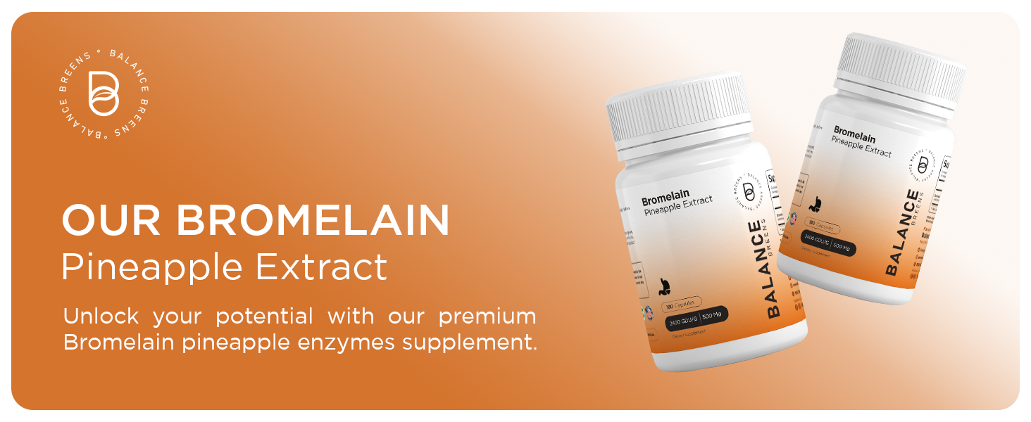 bromamine proteolitic protealytic  formulas made in usa tablet healing vitamins health no fillers