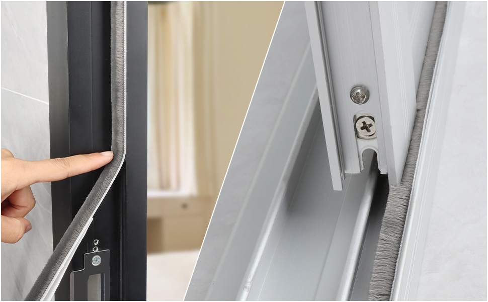 COUMENO Door Gap Sliding Window High Viscosity Sealing Strip （32.8ft