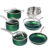 Panelas e frigideiras antiaderentes Frigideira antiaderente conjunto de panelas de indução cozinha de aço inoxidável 