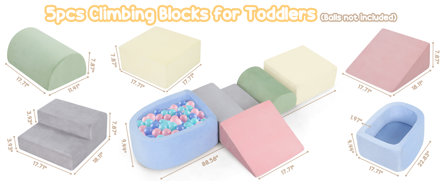toddler climbing blocks