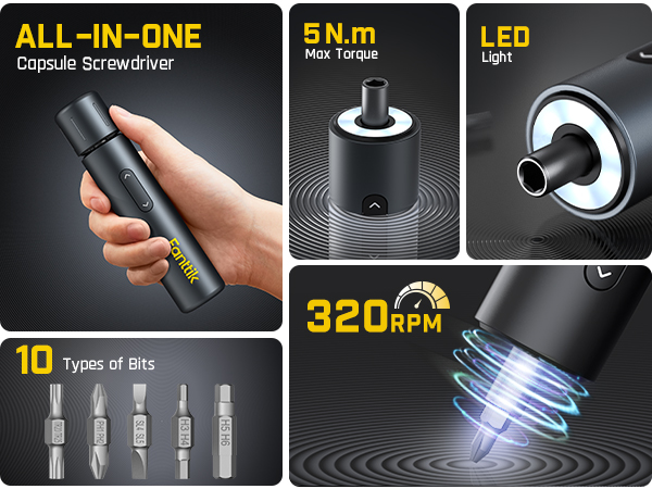 Amazon.com: Fanttik S1 Capsule Cordless Screwdriver