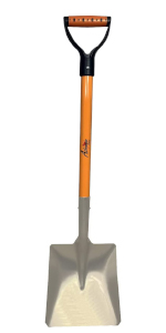 AshmanOnline Ashman Square Shovel (Medium) - (6 Pack), 27 Inches In Length With D-Cup Handle Square Shovel, Sturdy Build And Easy To Use, Material With Firm And Comfortable Durable Handle, Built To Last. Garden Tools 40 Snow Shovel Square Aluminium
