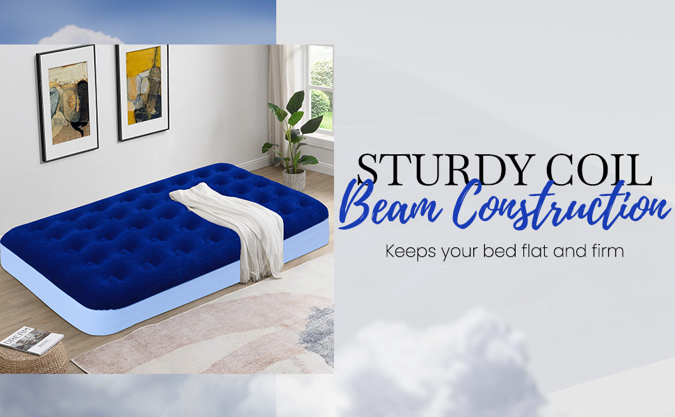 Greaton Medium Firm Air Mattress with Electric Pump