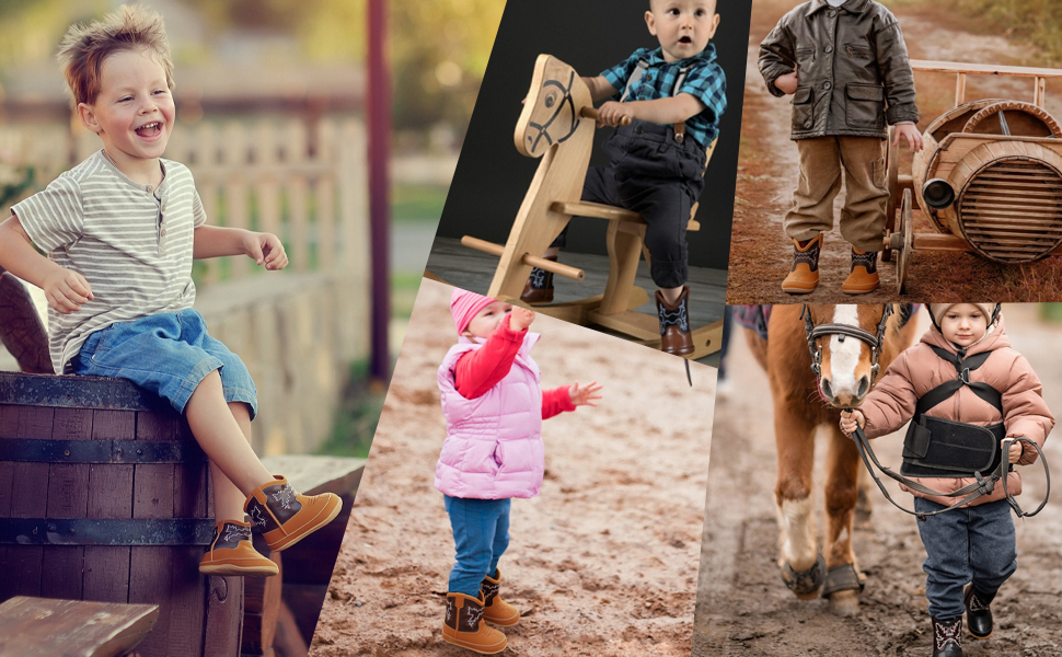 baby boots cowboy