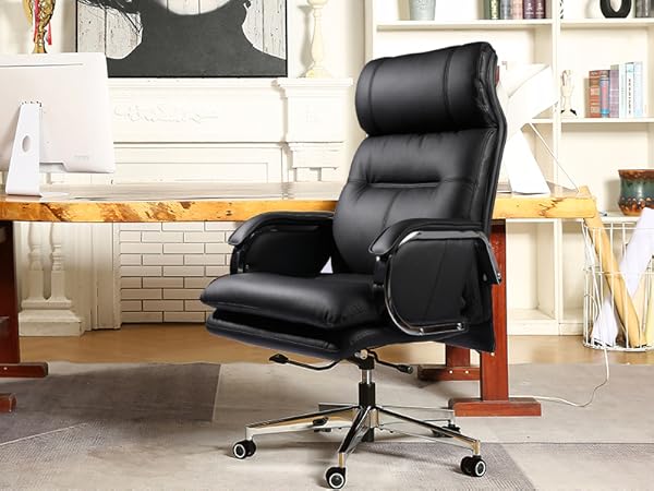 Haru★* Realspace Hurston Bonded Leather High Back Executive Office