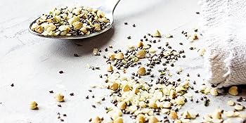 organic cereal topper in a spoon by food to live