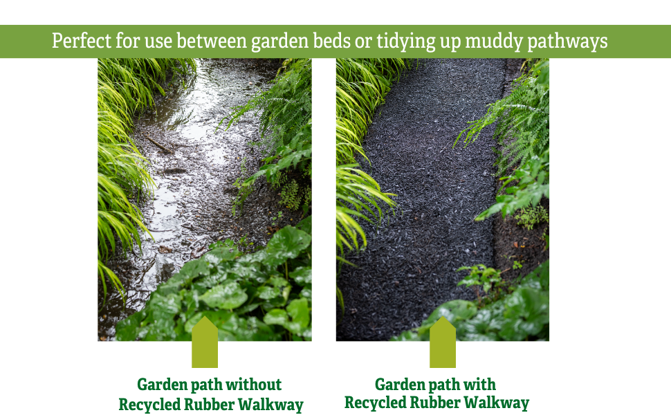 Gardener's Supply Company Recycled Rubber Walkway