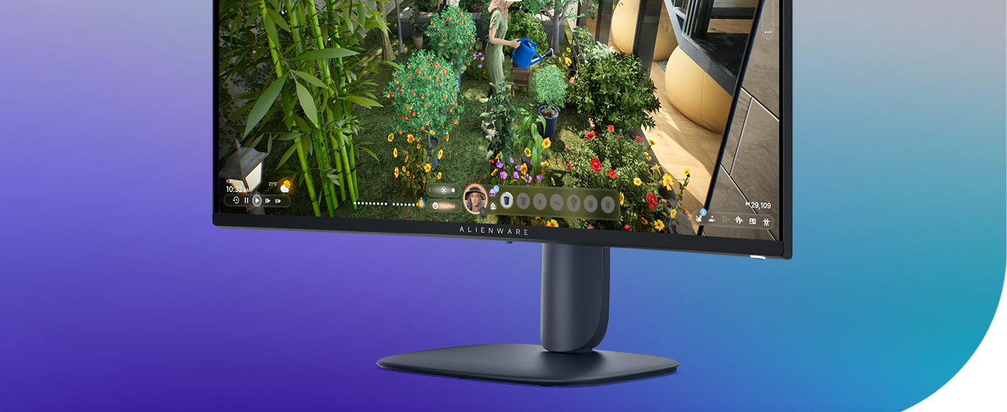 DELL Alienware 32 AW3225DM, QHD (2560x1440), 1500R Incurvé, 180Hz, VA, 1ms 9 M