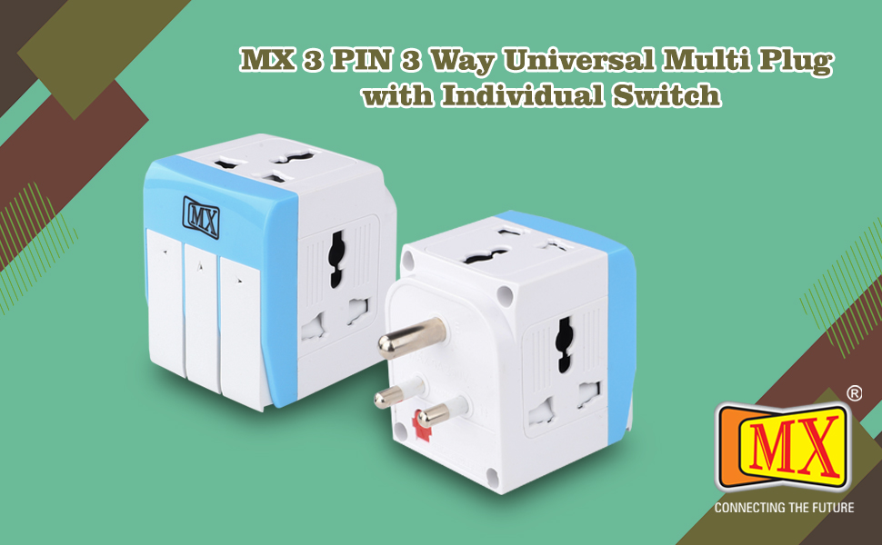 three pin plug SPN-UOA6AC