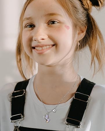unicorn necklace initial necklace necklace for girls gifts for girls gifts for teen girls