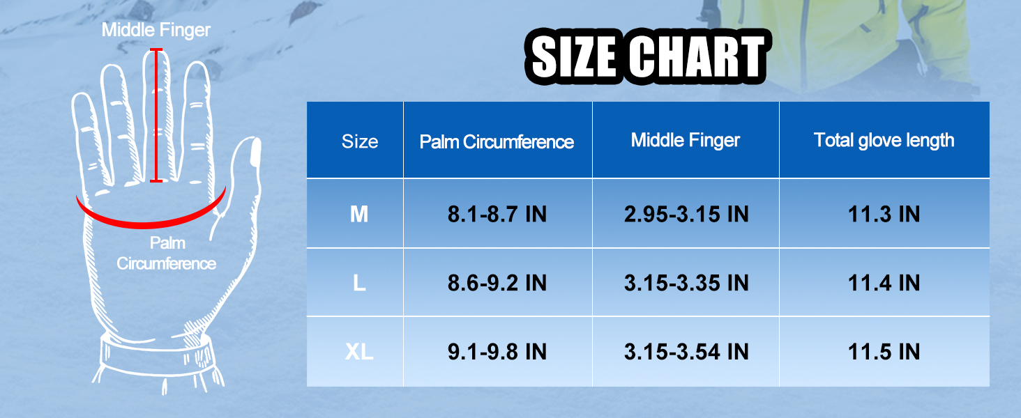 Gloves Size