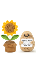 Girasole all'uncinetto & Patata