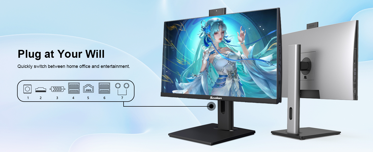 9f339942-0b40-45ed-942d-a3841e1dfc14.__CR0,0,1464,600_PT0_SX1464_V1___ All-in-One Computers Business Desktop 27” FHD 60Hz Display, Intel Core i5-8600,16GB DDR3 RAM, 512GB SSD, Webcam, HDMI, Type-C, Wi-Fi 6, Wired Keyboard & Mouse, Windows 11 Home