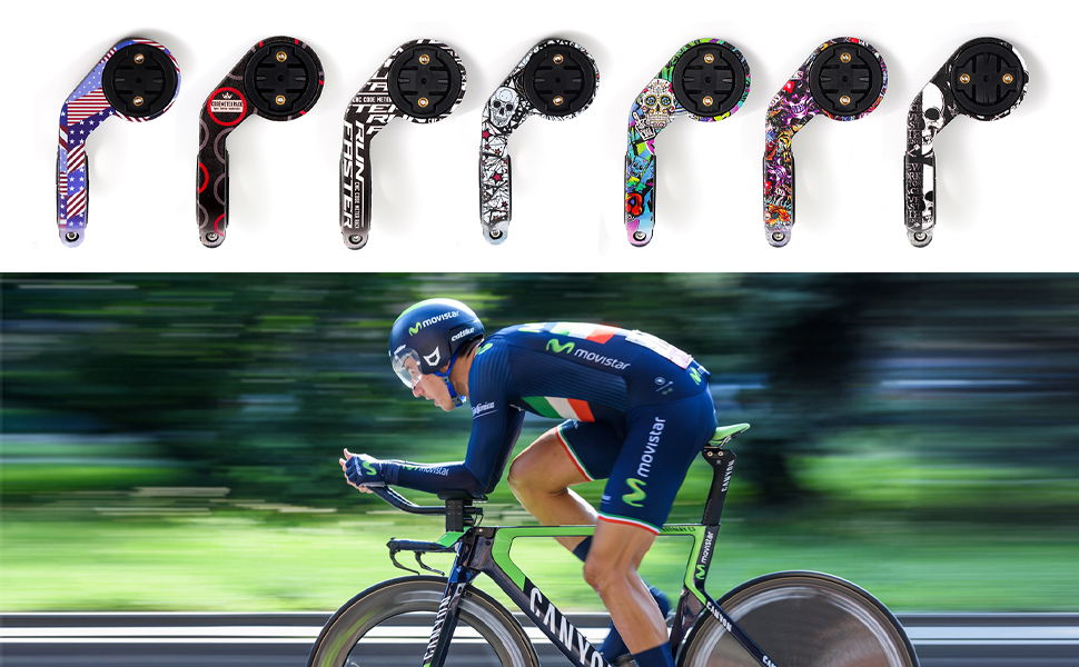 CNC Out Front Mount for Garmin Edge MountBike Computer