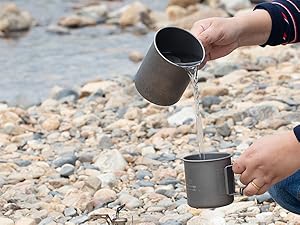 750ml Camping Titanium Pot