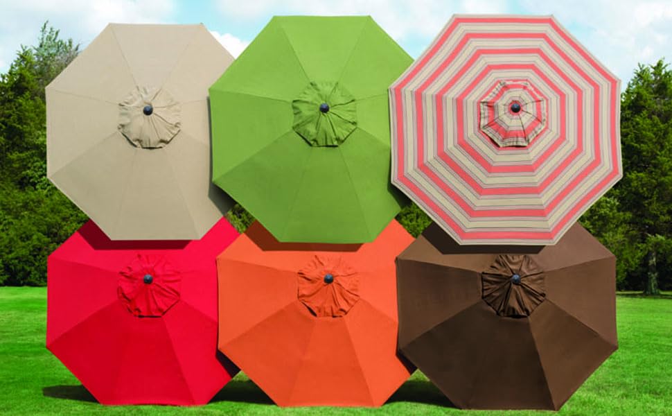 Bayside21 Umbrella Replacement Canopy only for 9ft Patio