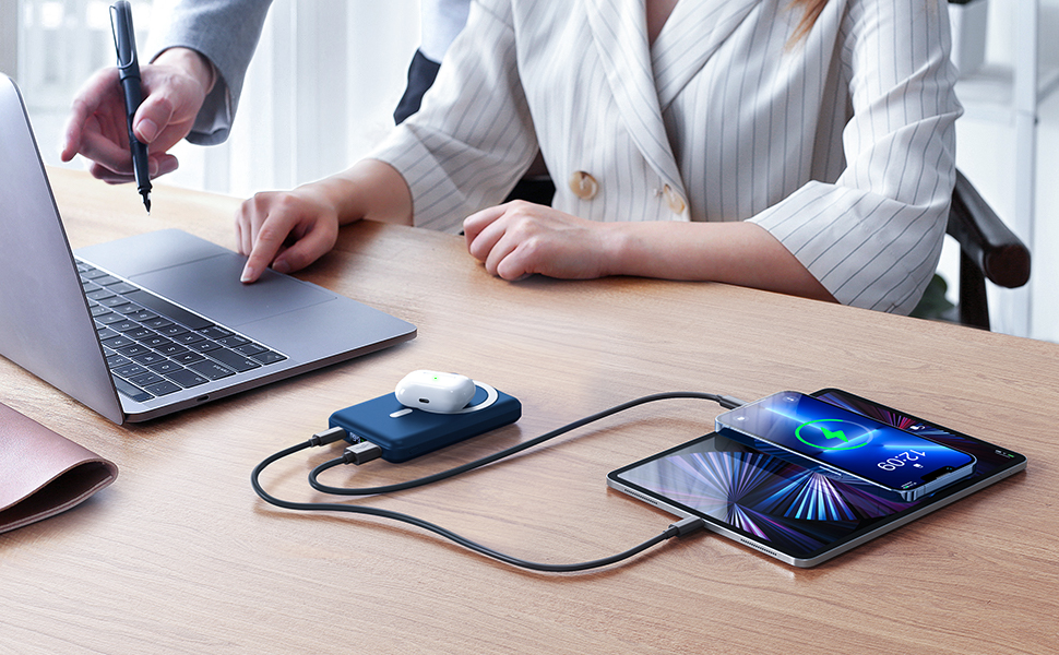 Wireless Portable Charger, Yiisonger 10000mAh Wireless Power