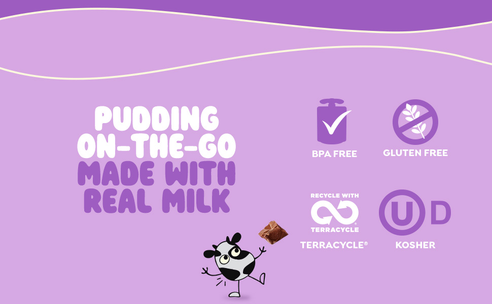 pudding on the go made with real milk