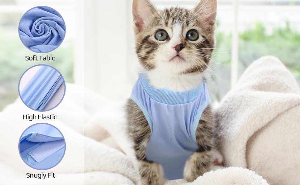 SAWMONG Cat Recovery Suit, Cat Surgery Recovery Suit After