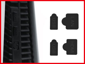SPN-JGSP Dust Plug for PS5,9Pcs Dust Plug Kit for PS5/PS5 Slim Console