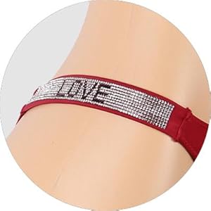 Rhinestone G String Thongs