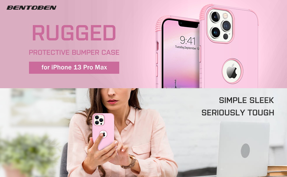 BENTOBEN Protective Phone Case for iPhone 13 Pro Max