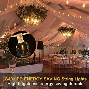 outdoor string lights led patio hanging lights