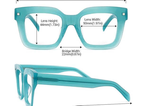 Y 新品未使用　 Sloane Square OPEN VEG Zeelool Classic Oversized Square Blue Light Blocking