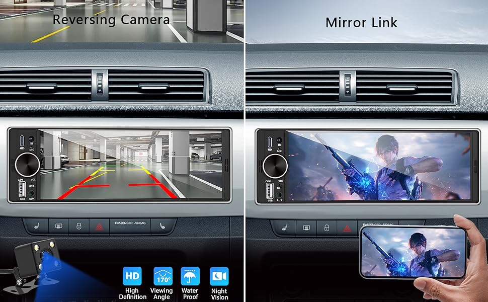 single din car radio