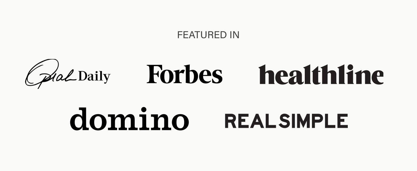 Dorai Home products are featured in Oprah Daily Forbes Healthline Domino Real Simple