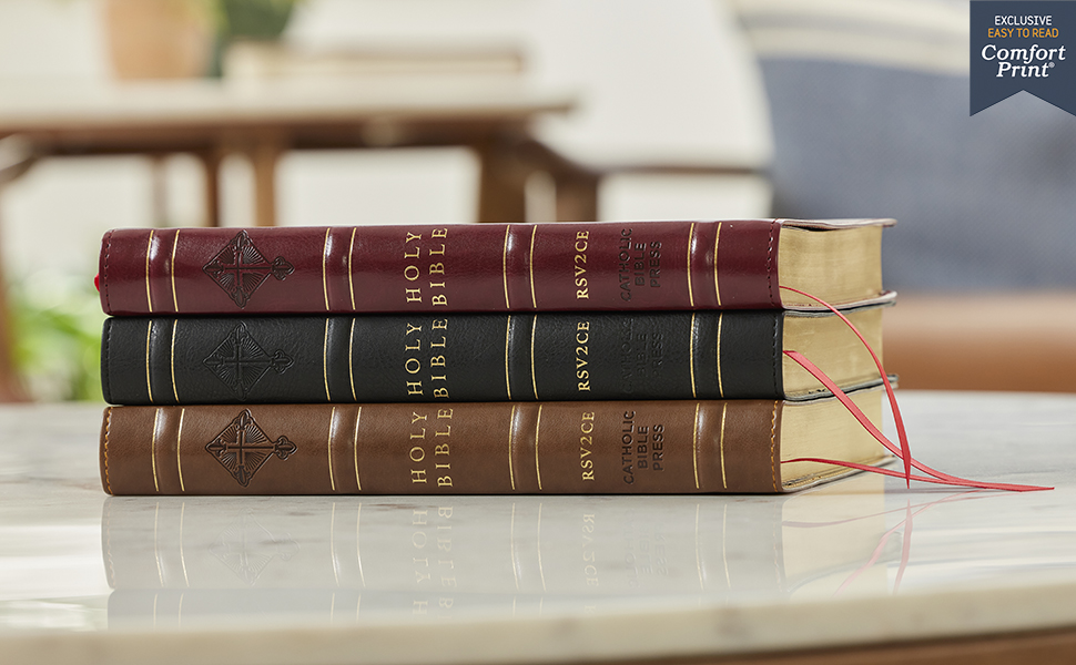 Catholic Bible Press Large Print Thinline Bible Catholic Mass