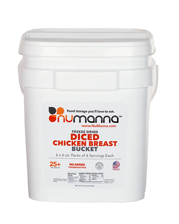 NuManna Diced Chicken Breast Bucket