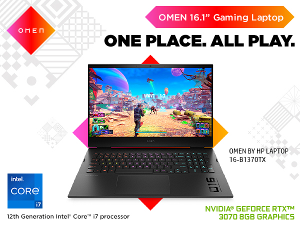 HP core i7 第12世代 HP Omen 12th Gen Intel Core i7-12700H 16.1 inch(40.9cm)FHD