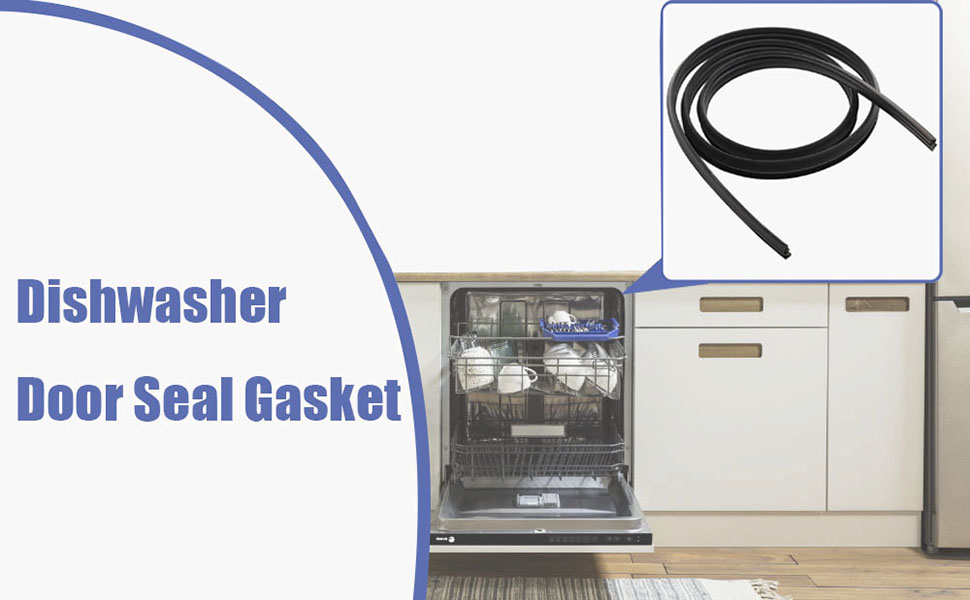 W11196317 Dishwasher door seal Fits Whirlpool Kitchenaid