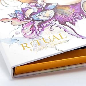 Gold foil on Eye shadow palette