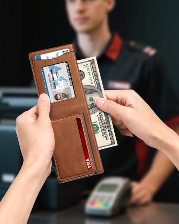 carbon fiber wallet for men