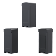 3 batteries