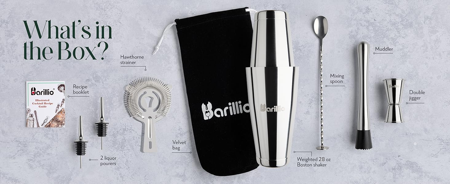 Barillio Boston Shaker Set