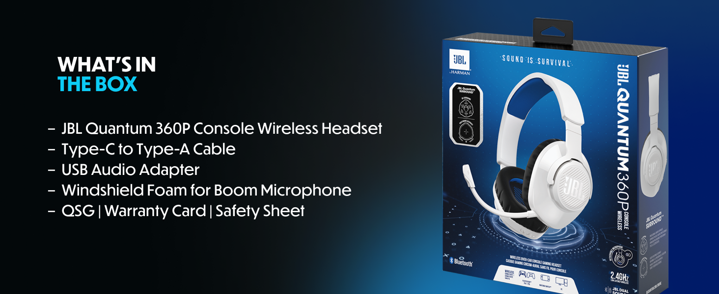 JBL Quantum 360 Play station box