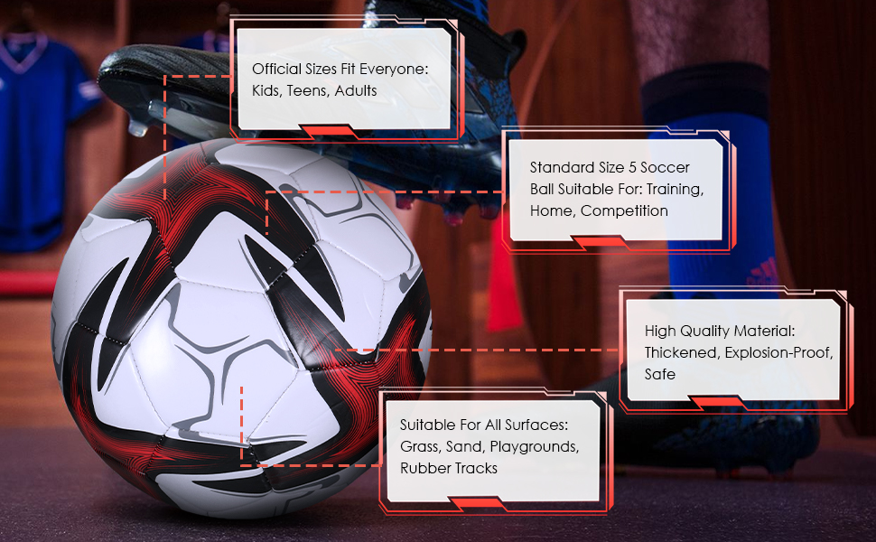 Soccer Balls Size 5, Soccer Ball Official, Training Match
