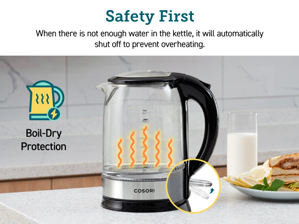 CO171-GK Electric Glass Kettle