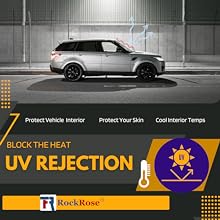 vehicle automotive window uv rejection clear view