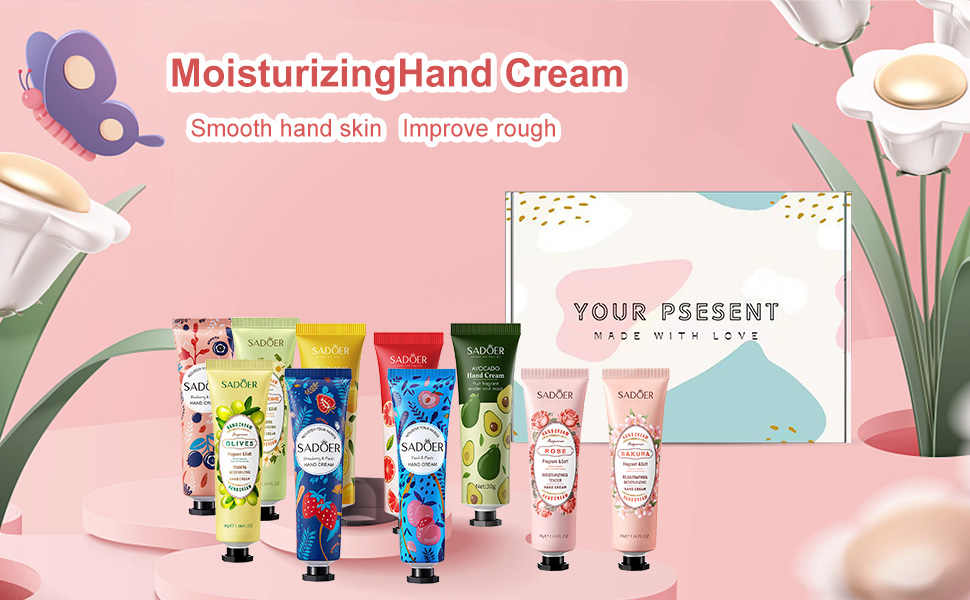 Hand Cream, Hand Cream Gift Sets, Enriched with Shea Butter, Deeply
