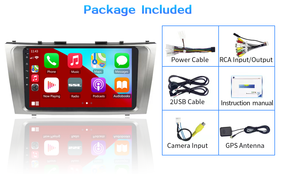 2007-2011 Toyota Camry Radio Package Included