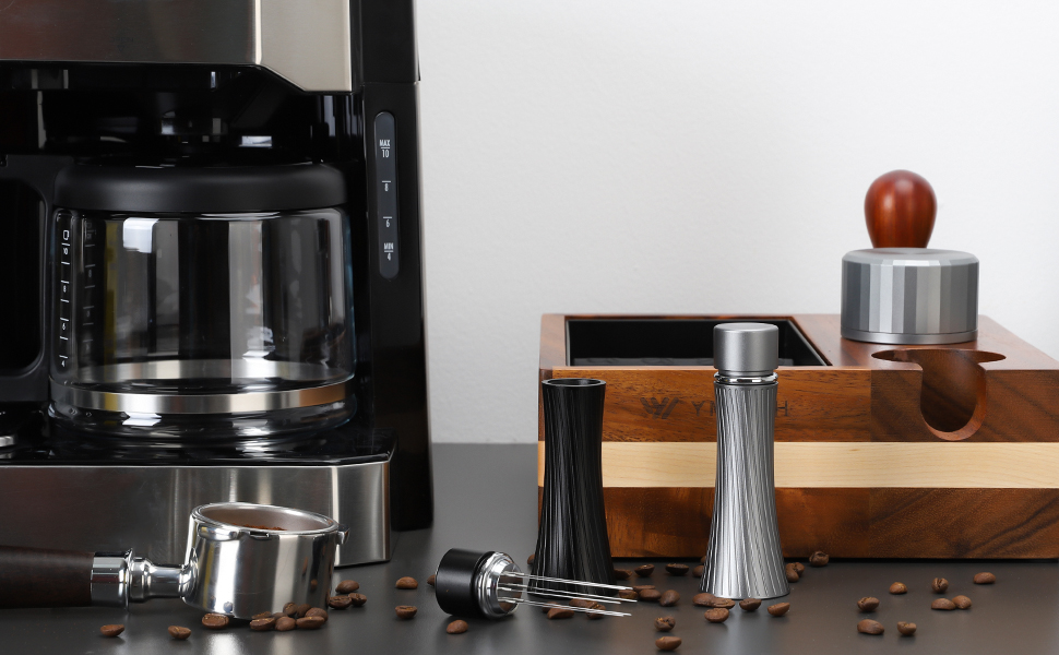 WDT Espresso Tool, Espresso distribution Tools,6+6 Needles